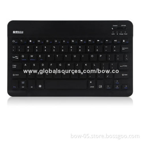 Ultra-thin Wireless Bluetooth Keyboards for iPad 2/3/4, and Other 10" Tablets, Android/Windows/iOS